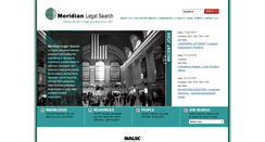 Desktop Screenshot of meridianlegal.com
