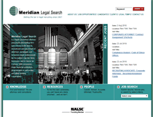 Tablet Screenshot of meridianlegal.com
