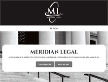 Tablet Screenshot of meridianlegal.com.au